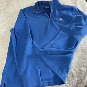 Men’s chaps blue long sleeve pull over XXL